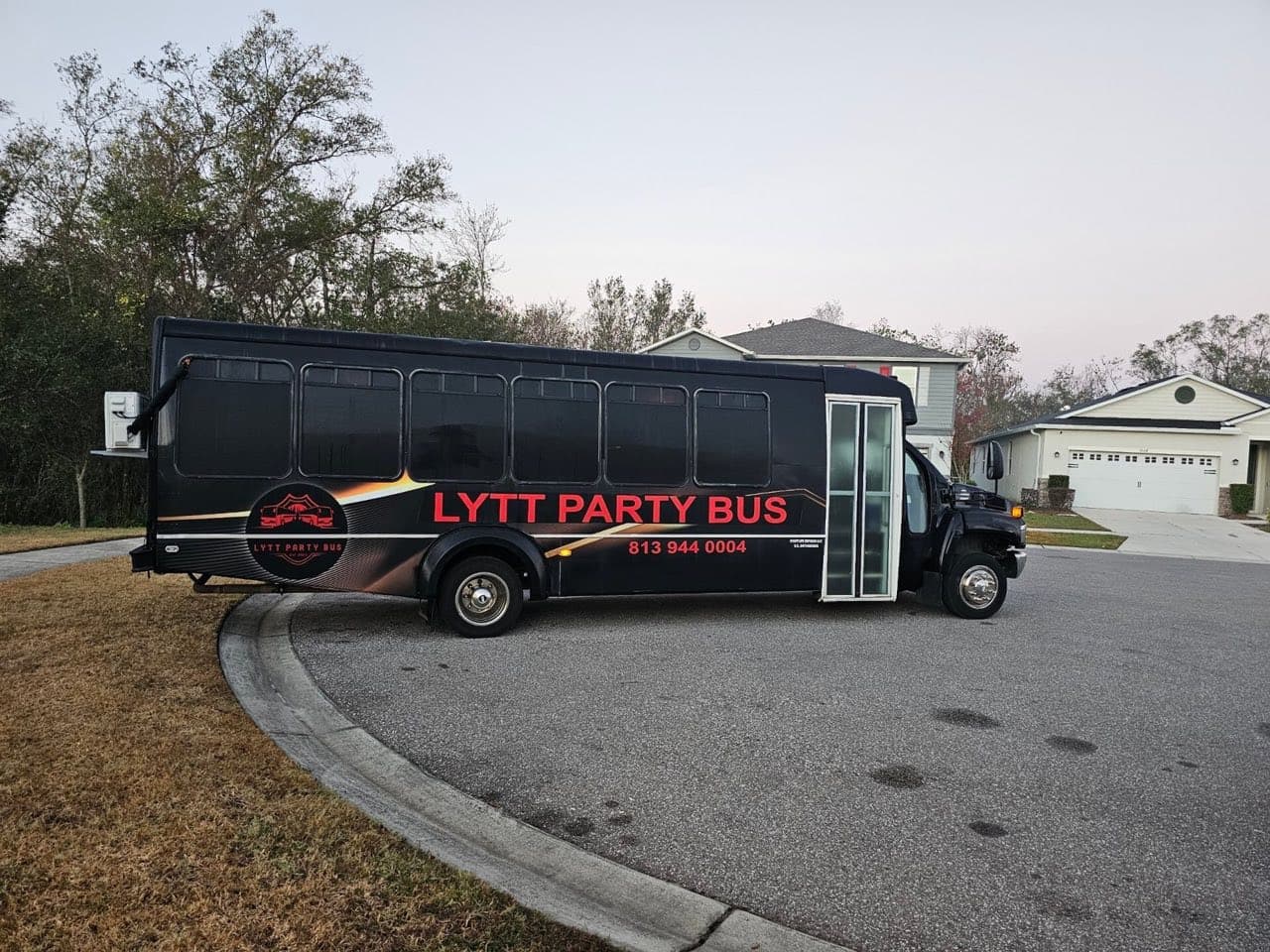corporate party bus