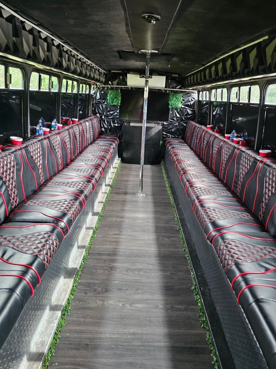 party bus seating