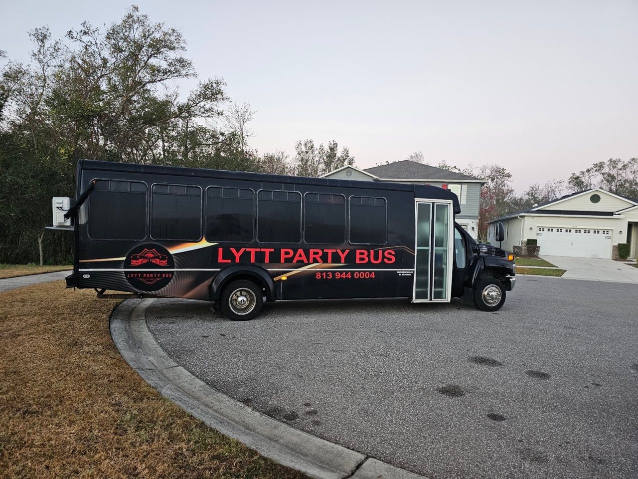 corporate party bus
