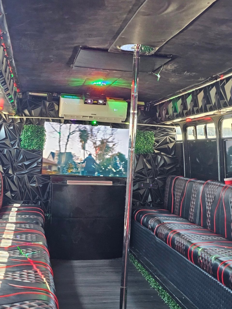party bus pole